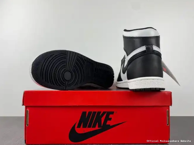 Official Maikesneakers Black High (2023) 85 Jordan White 1 BQ4422-001 Retro 0407